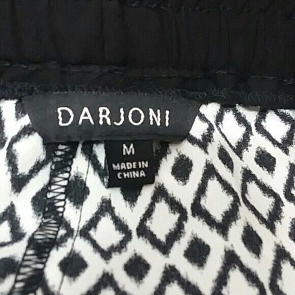 Darjoni sz med pants black/white high rise * - Picture 3 of 3